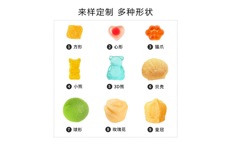 軟糖OEM代加工，營養(yǎng)更美味